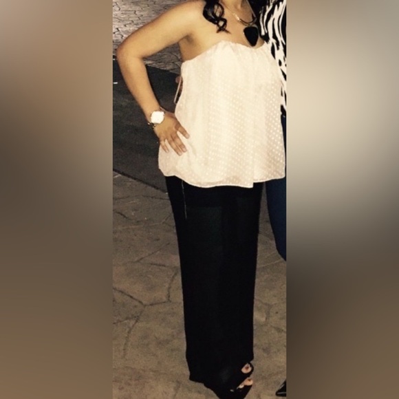 Kimchi Blue White Polka Dot Blouse - Picture 6 of 8